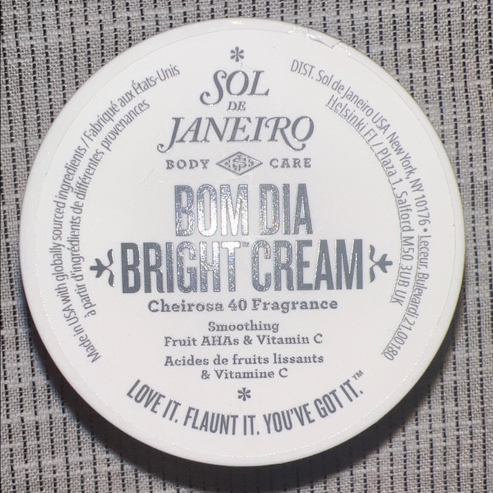 Sol de Janeiro Bom Dia Bright Cream 2.5 oz Sealed Cheirosa 40 Travel Size - Picture 6 of 10